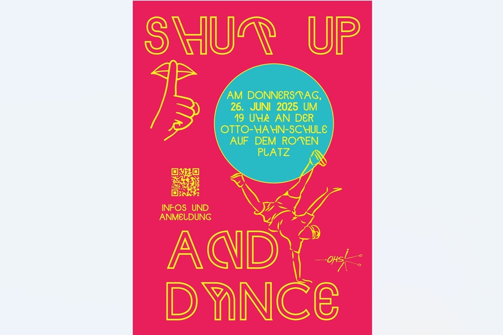 Beitragsbild Shut up and dance Flyer_Homepage 2×3