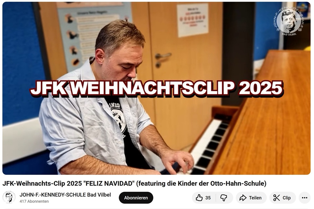 Beitragsbild Feliz Navidad JFK